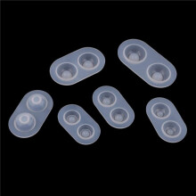 12pcs 6 Sizes Bjd Doll Heavy Pupil Eye Clear Silicone Mold Base Pressure Diy Bjd Eye Materials