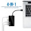2X USB 3.0 Hub 4 Port High Speed Slim Compact Expansion Splitter 8