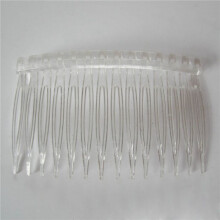 100 X Transparent Color Plastic Hair Clips Side Combs Pin Barrettes 70X40mm