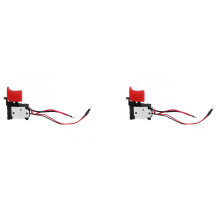 2X Interruttore A Grilletto per Trapano Elettrico Regolabile Nero CW / CCW Interruttore 7.2V-24V