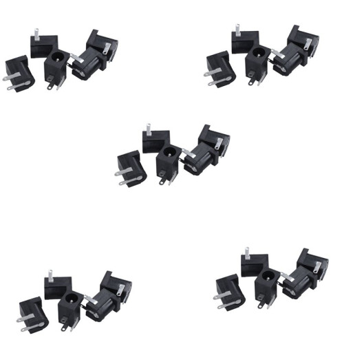 25 Pieces  5.5mmx2.1mm Power Jack Socket Female Panel Mount Connector