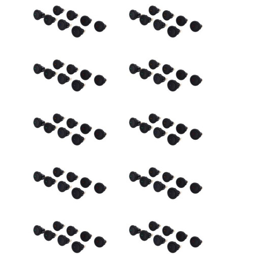 80PCS LED Dot Light 12V Car Auto Boat Round Rocker /OFF TOGGLE SPST