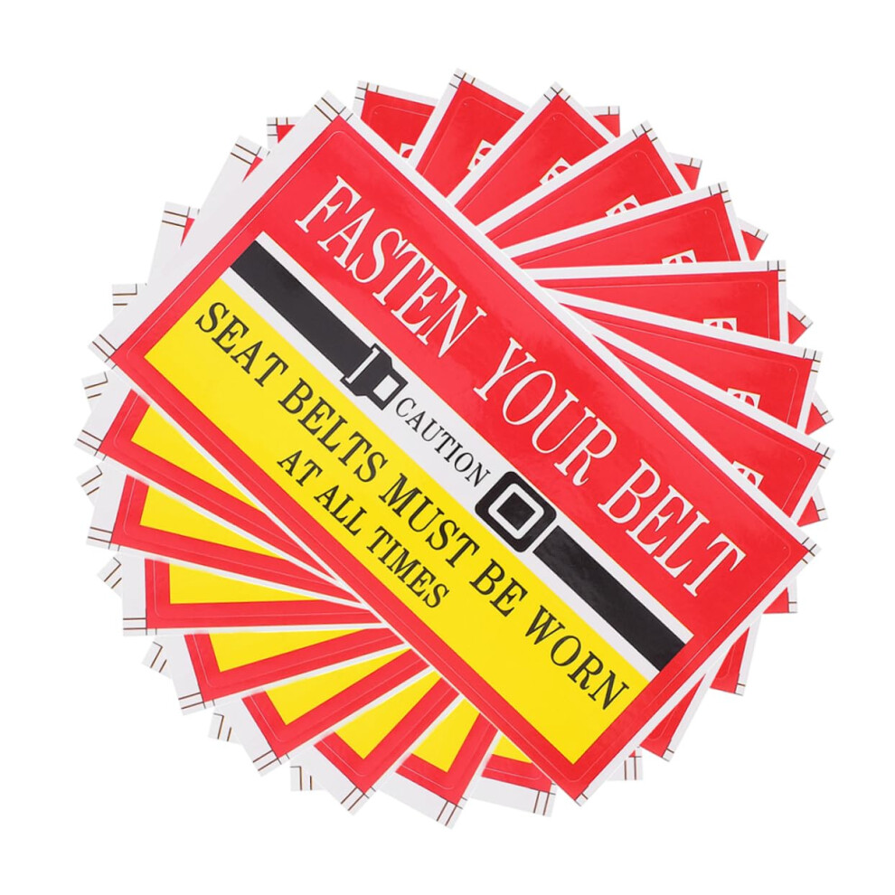 60Pcs Durable Adhesive Caution Stickers For Vehicles, Fade Resistant Safety Warning Labels 9174973225690