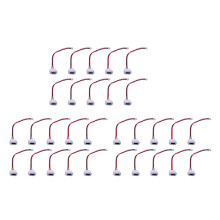 30Pcs USB Type C Connector Jack Female Type-C with Card Buckle High Current Fast Charging Jack Port USB-C Charger Plug B