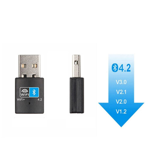 2X USB Wifi -Compatible Adapter V4.2 Wireless Network Card Wifi Antenna Transmitter PC Lan Internet Receiver