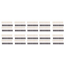 Carbon Brush 200Pcs Replaceable Great Conductive Carbon Brush for Electric Motor Drill 100 5816mm