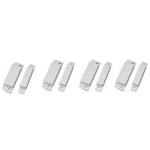 4X Interruttore di Allarme Sensore Magnetico Casa Porta Finestra Entrata