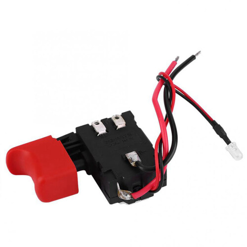 2X Black Adjustable CW/CCW Electric Drill Trigger  7.2V-24V 2