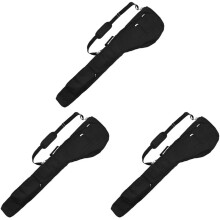 3X Neue SchläGer Trage Tasche Tragen Fahren Range Reise Tasche Wasser Abweisende Faltbare Tasche Trage Tasche,Schwarz
