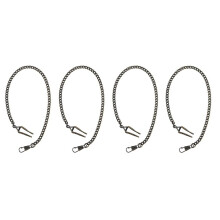 4X Retro Antique Vintage Pocket Watch Chain Bronze