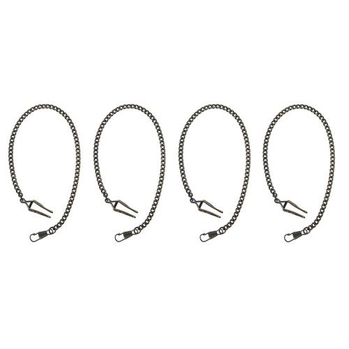 4X Retro  Vintage Taschenuhr Kette Bronze 1