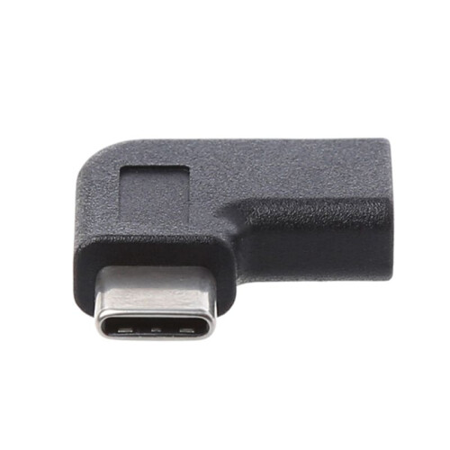 6X Ángulo Recto de 90 Grados USB 3.1 Type C Macho A Hembra USB-C Conversor Adaptador 1