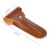 6X Rasiermesser Fall Reisehalter Handbuch Double  Sicherheitsrasierer Container PU Ledertasche 3