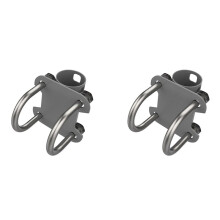 2X Mount Kit with Pipe Adapter for Starlink Rv/Pole/Roof/Suv Mount Roof Mast to Pole to Pipe Mounting Adapter T2m1