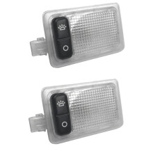 2X Interieur Leeslamp Lichtkoepel voor Focus Fiesta Mondeo 2005-2011 Auto Plafondlamp Signaal EéN Knop