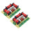 2X 200W 4 Way Crossover Audio Speaker Crossover Dual Bass + Midrange + Treble Frequency Divider KTV Crossover 1
