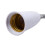 4X LED Light Bulb Holder Converters Adapter Flexible E27 to E27 20cm Length Flexible Extend Socket Base Type Extension 8