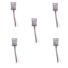 5X High Level Speaker Signal to Low Level RCA Adapter Car Audio High to Low Subwoofer Audio Converter