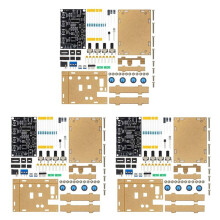 3X ICL8038 Funktionssignalgeneratormodul Sinus Kvadrat Triangelsignalgeneratorer Gör-det-Själv-Svetsövningssats med Fodral