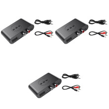 3X 5.2 Audio Receiver RCA 3.5mm AUX Jack Stereo Music Wireless Adapter with Mic for Car Kit Speaker Amplifier