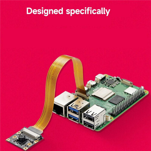 2X 8MP Camera Module for Raspberry Pi 5 Camera IMX219 160 Degree Viewing Angle CSI Interface Cam 2