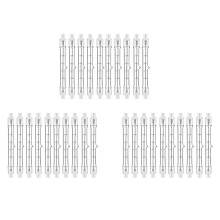 R7S Halogen Light Bulb 118 mm 200 W 230 V Pack of 30 Halogen Rod R7S Halogen Bulb R7S Dimmable Halogen Rod Lamp Lights