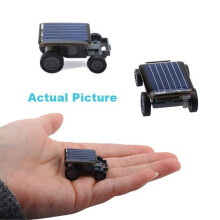 4X  Voiture de Haute Qualite Jouet Solaire de Coureur de Voiture Gadget Educatif Jouets pour Enfants Jouet D' Solaire de Vente Chaude Noir
