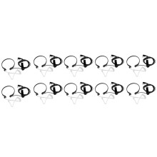 10X Throat Microphone Mic PTT Laryngofon Air Tube Headset Earpiece for UV-5R UV B5 -3TP UV-5X