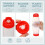 9X 16 Oz Inverted Plastic Squeeze Bottles, Refillable Tip Large Valve Dispenser Condiment Squeeze Bottle 3