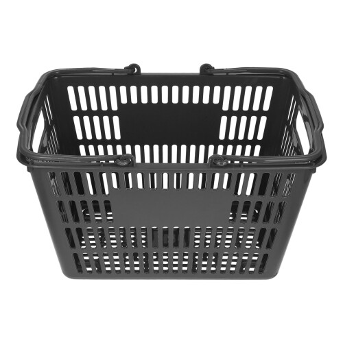 Grey Portable Storage Basket for Bathroom and Kitchen Organization, Lightweight Handheld Design