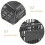 Grey Portable Storage Basket for Bathroom and Kitchen Organization, Lightweight Handheld Design 3