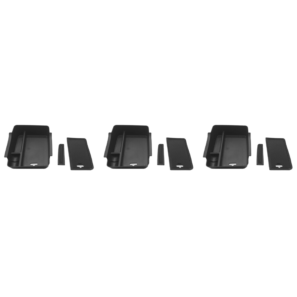 3X Car Central Armrest Storage Box For Hrv Hr-V Vezel 2021 2022 Center Console Organizer Holder Containers Cream 6034170487648