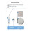 3X 3D Printing Model LED Light LED Spotlight 5V Ultra-Thin Night Light USB Adjustable LED Light for Garage Kit Lamp 6