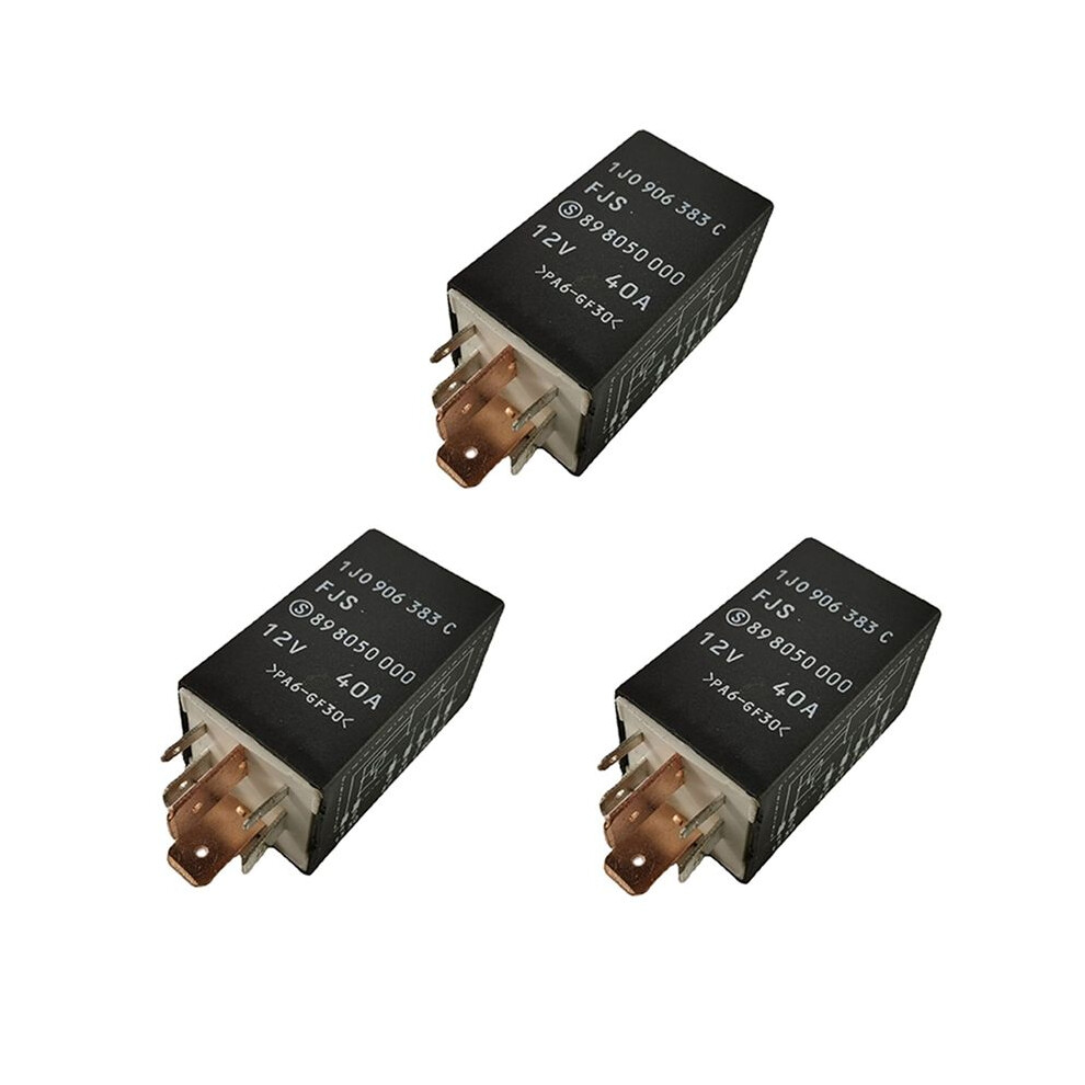 3X Fuel Pump Relay For - Beetle - 1J0 906 383 C 1J0906383c Black 6033013518822