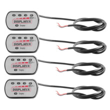2X Indicateur de Batterie 48V Voltmètre E-Bike Affichage de la Capacité Du Vélo