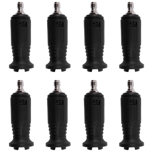 8X Auto Tool Adjustable High Pressure Washer Nozzle Tips,Variable Spray Pattern, 1/4Inch Quick Connect Plug 1