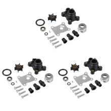 3X Lauf Rad Pumpe 9,9 und 15 Reparatur Satz für Evinrude / Johnson 394711 0394711
