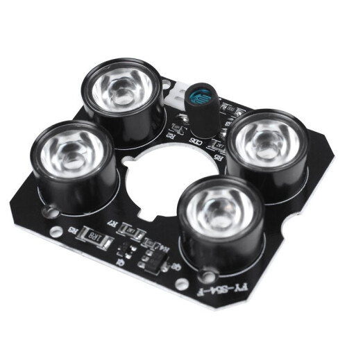 6X 4 Array IR Led Spot Light Infrared 4x IR LED Board for CCTV Cameras Night Vision (52mm Diameter) 1