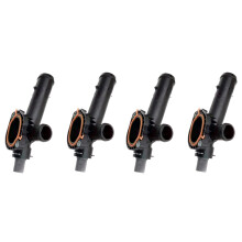 4X Automotive Coolant Thermostat with Temperature Sensor Thermostat Water Connection for AMAROK 2H 2.0D 2010 03L121131M