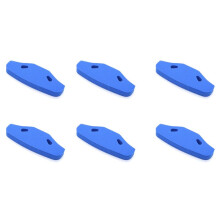 6X Mousse ÉPonge de Pare-Chocs Avant pour TT-01 TT-02 TT01 TT02 1/10 Pièces de Mise à Niveau de Voiture RC Accessoires de Rechange, Bleu