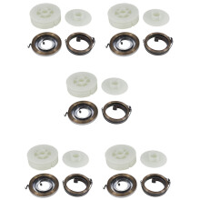 5X Electric Chainsaw Easy Pulley with 2 Springs Fit Chainsaw for 4500 5200 5800 45Cc 52Cc 58Cc Chainsaw