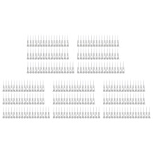 250Pcs Tee Double Layer Plastic Tee Soft Low Resistance Training Tool White