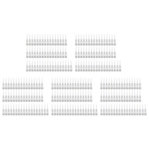 250Pcs  Tee Double Layer Plastic  Tee Soft Low Resistance    Training Tool White