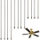 24 Pieces Ceiling Fan Pull Chain Extender Bronze Fan Chain Extension 12/24/ 36 Inches Extra Long Ceiling Fan Pull Chain 5