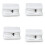 4X Bianca Unisex Giapponese Kimono Geta Flip Flop Cotone Tabi Calze Split Toe 1