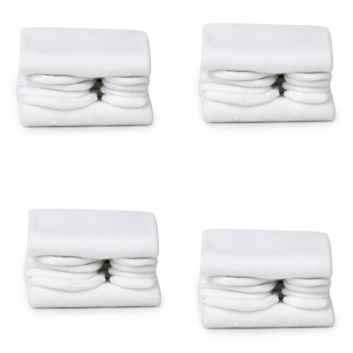 4X Bianca Unisex Giapponese Kimono Geta Flip Flop Cotone Tabi Calze Split Toe