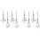 8x Plafondventilator Pull Chain Fan Extension Chain Fan Chain Pulls Decoratieve 12 Inch 1