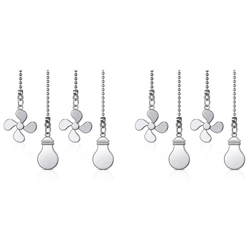 8x Plafondventilator Pull Chain Fan Extension Chain Fan Chain Pulls Decoratieve 12 Inch