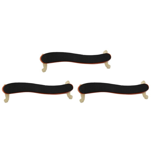 3X Professional Maple Wood Violin Shoulder Rest Adjustable 3/4 4/4 Size