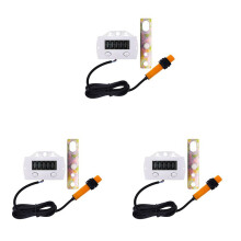 3X 5-Siffrig Elektronisk Digital Display Counter Proximity Industriell Magnetisk Sensor Omkopplare StäMpel Counter InduktionsmäTare B